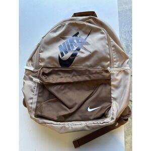 Nike Mini Backpack Pink Brown Swoosh Youth Bookbag Travel Bag